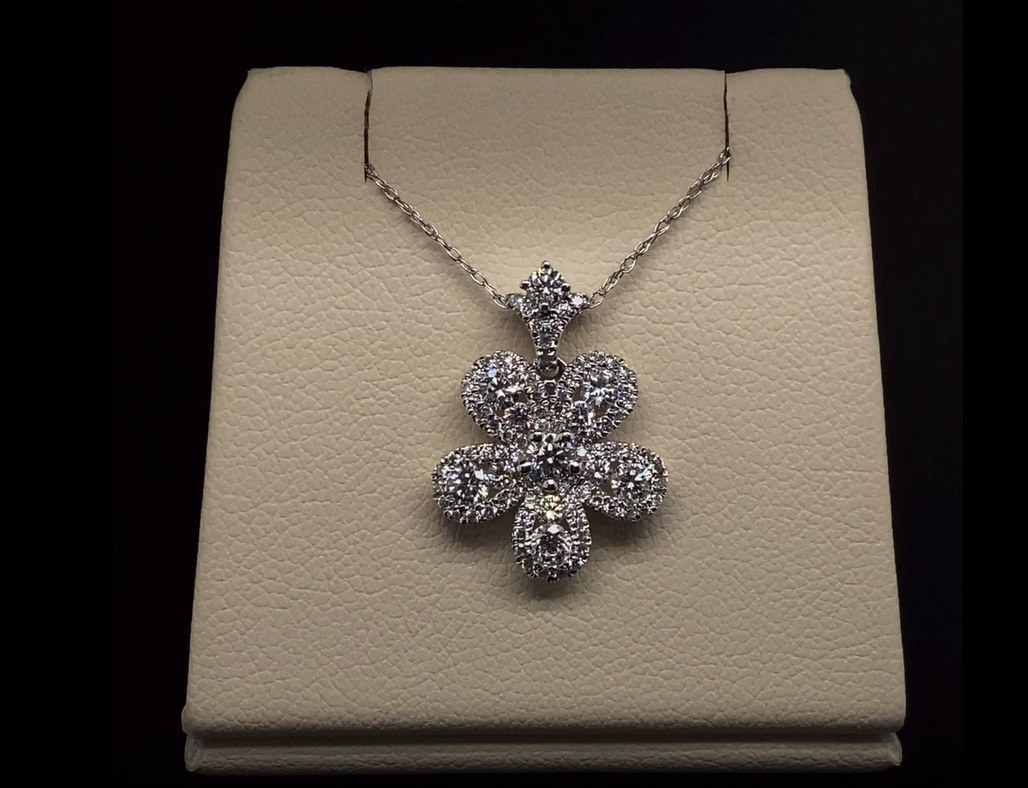 14K Diamond Pendant