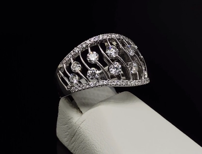 14K Diamond Fashion Ring