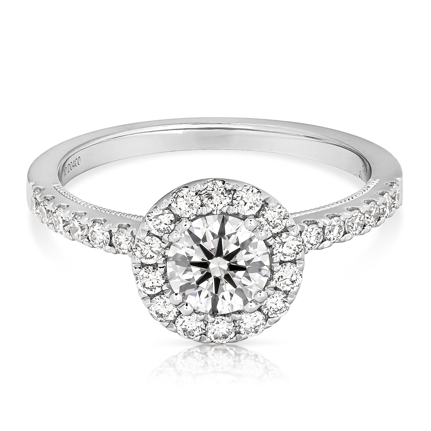 3/4CT ROUND COMPLETE ENGAGEMENT RING