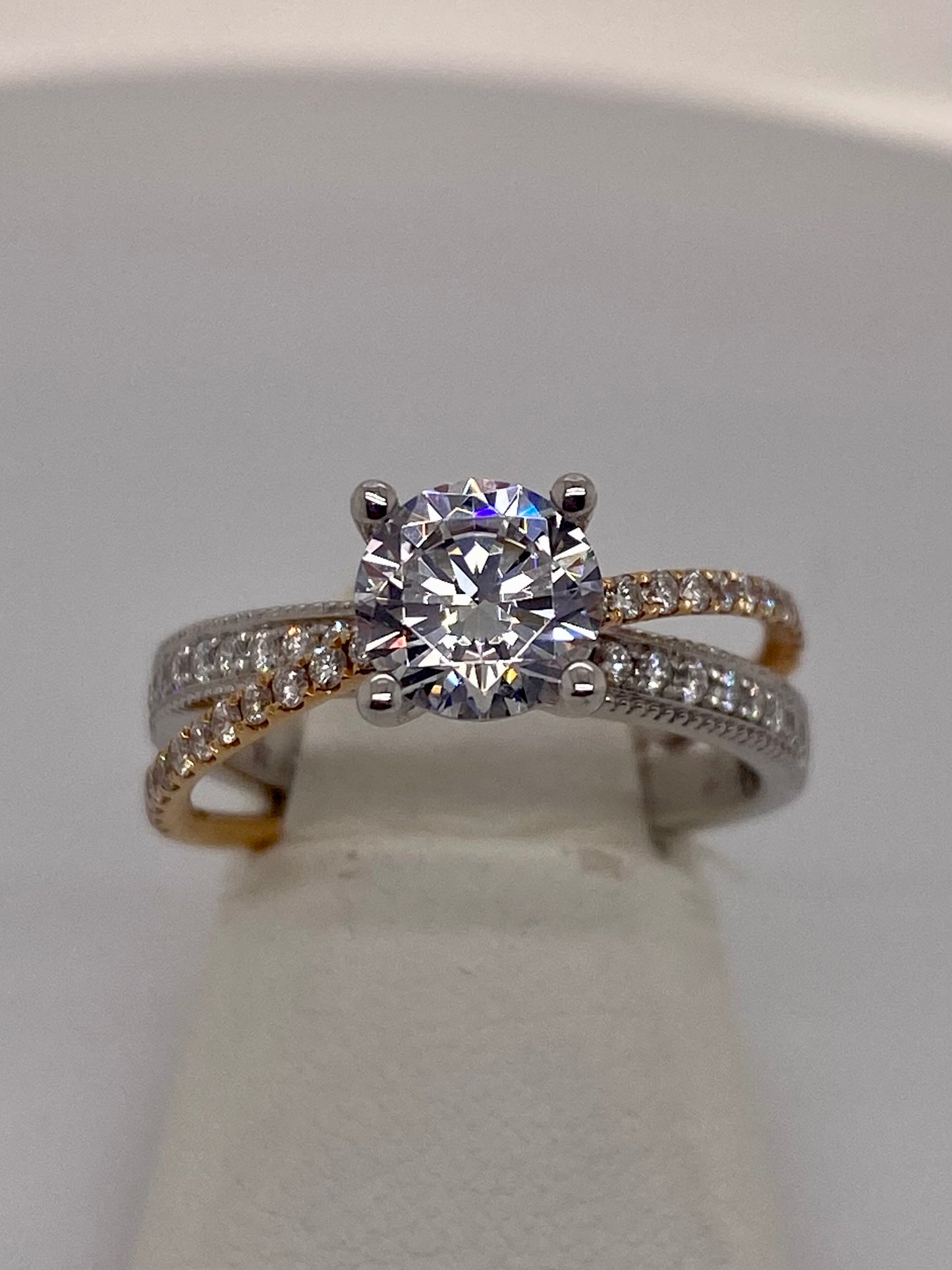 Diamond Semi-Mount Engagement Ring