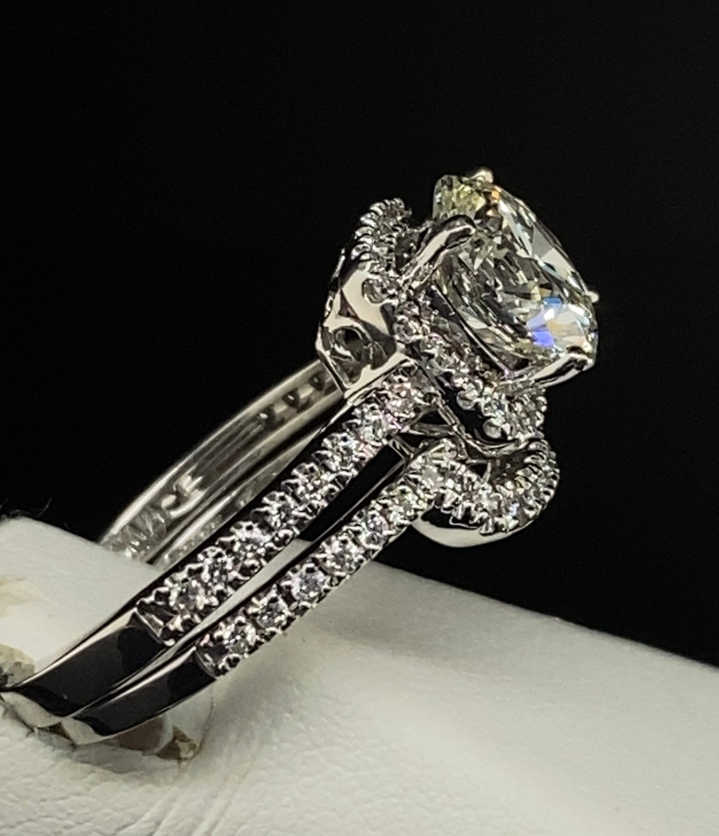 14K Diamond Wedding Set