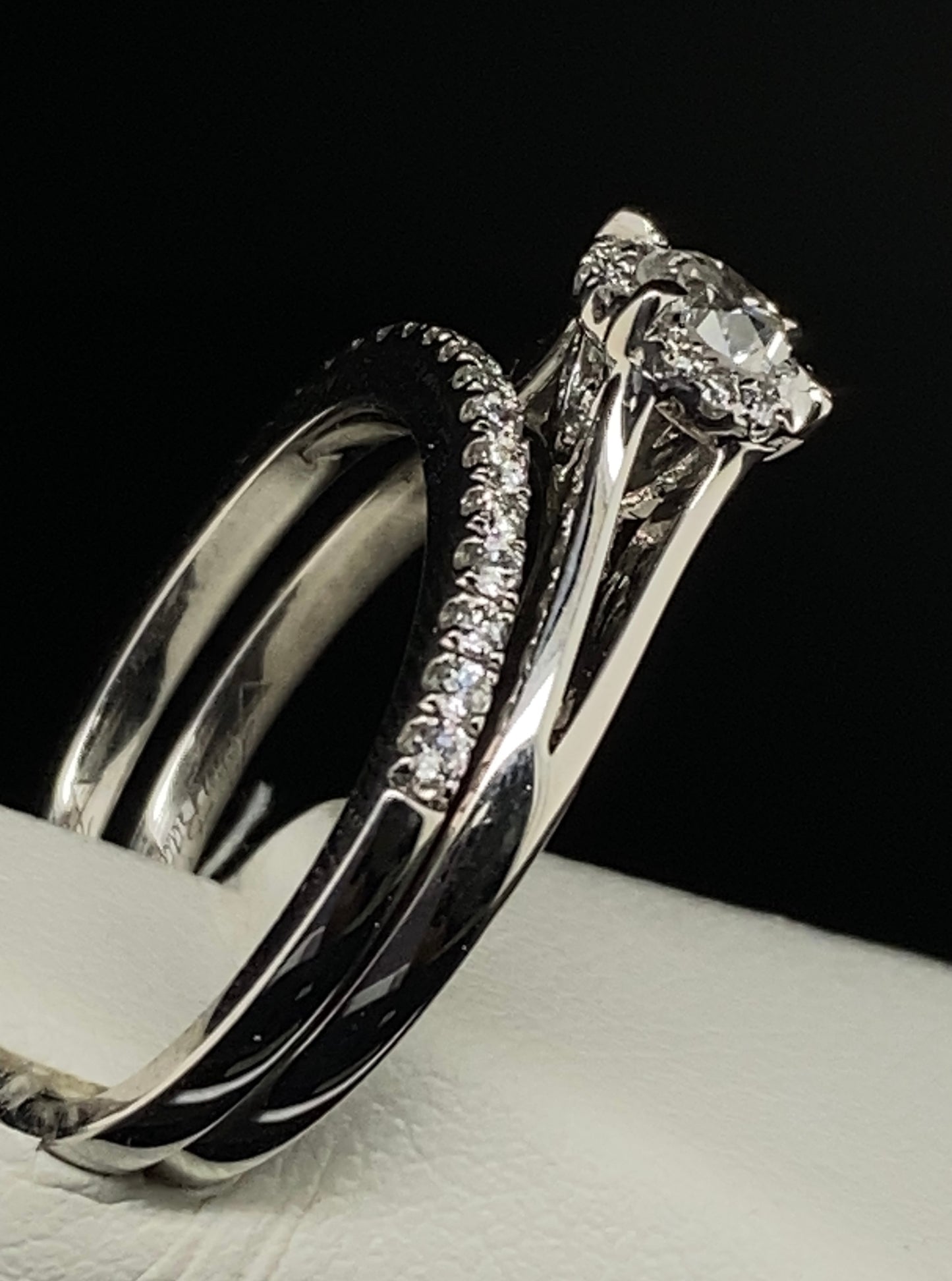 14K Diamond Wedding Set