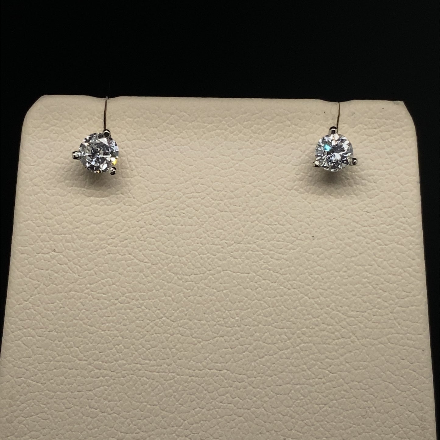 14K Diamond Stud Earrings