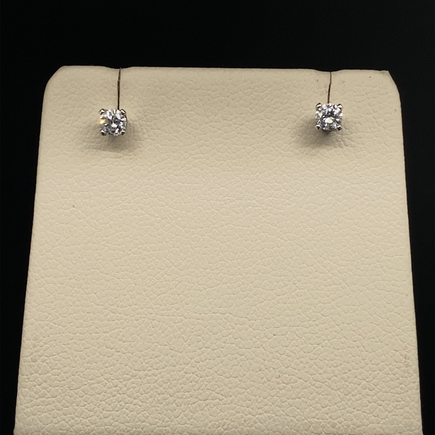 14K Diamond Stud Earrings