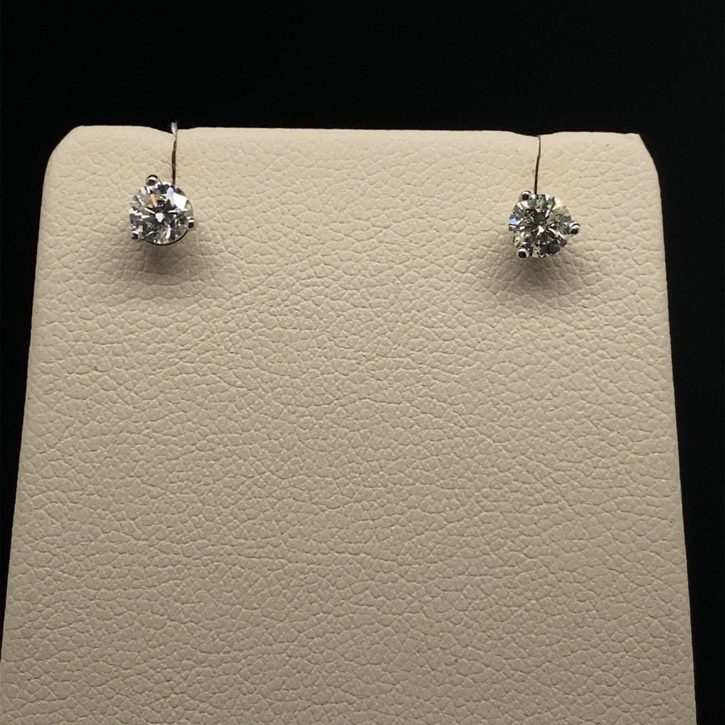 14K Diamond Stud Earrings