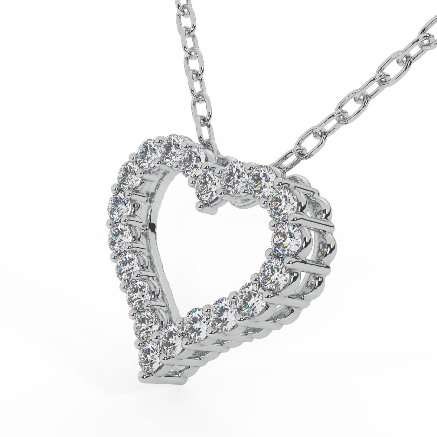 1/4 CTW COVETED HEART PENDANT