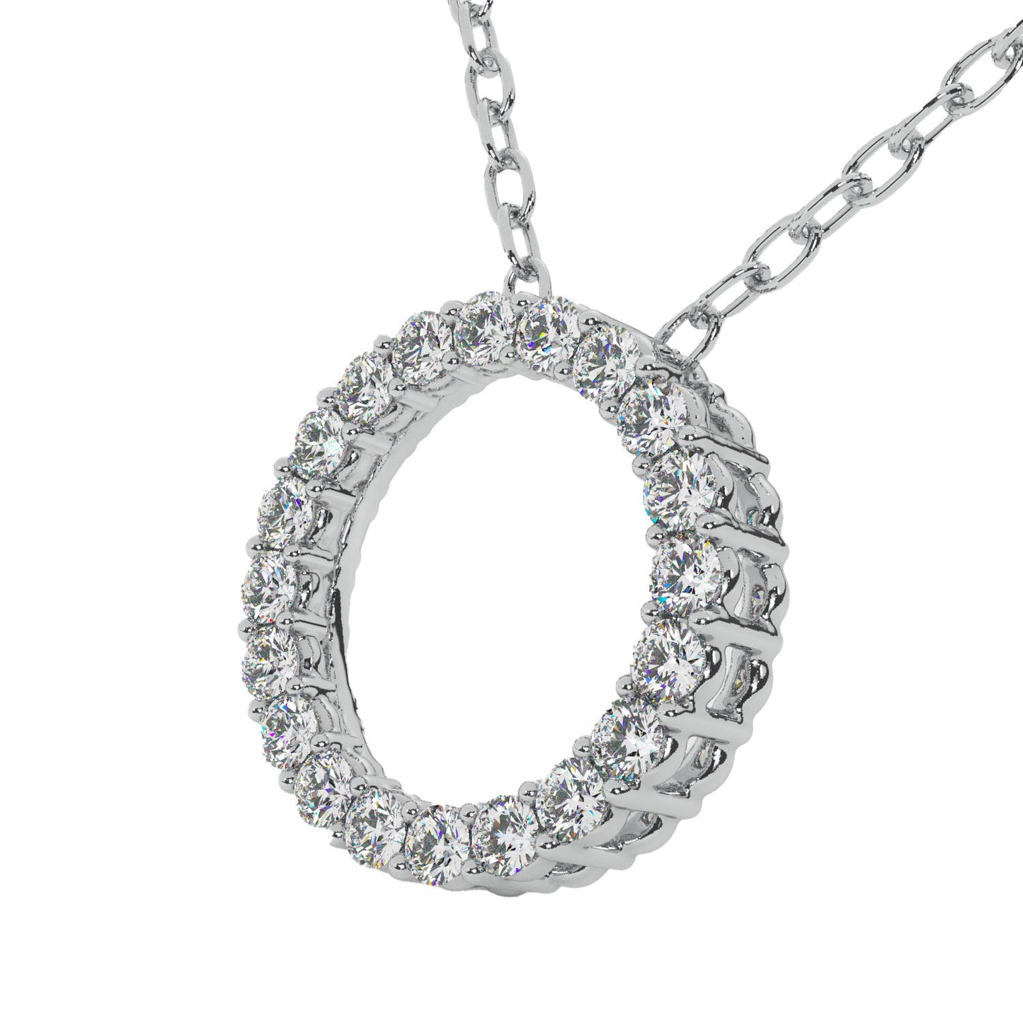 1/2 CTW COVETED CIRCLE PENDANT