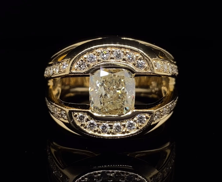 14KY Men's Diamond Ring