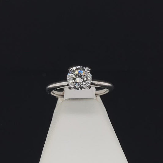 14K Diamond Solitare Engagement Ring