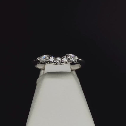 14K Diamond Wedding Ring